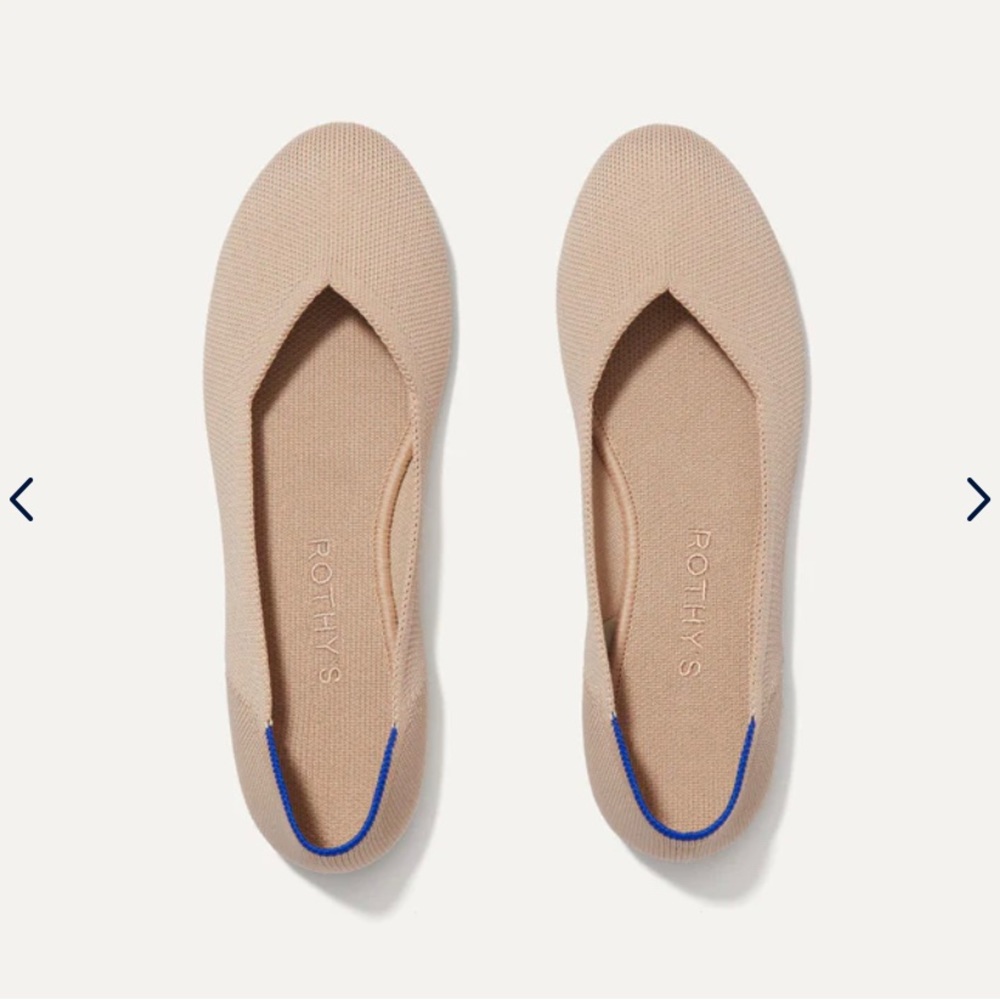 Rothy’s The Flat Ecru Size 8.5